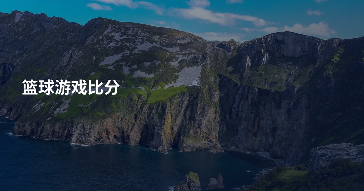 篮球游戏比分