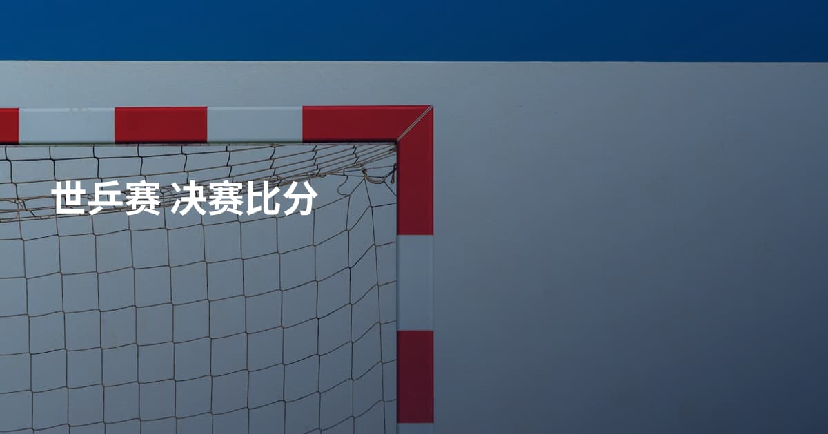 世乒赛 决赛比分