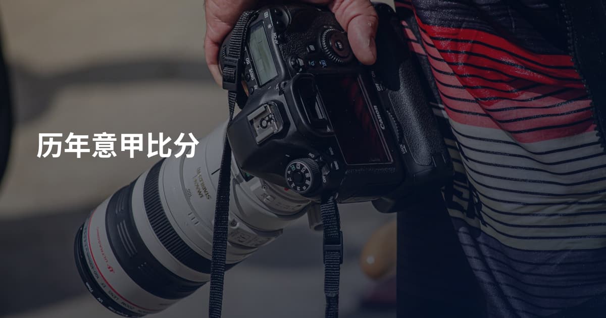历年意甲比分