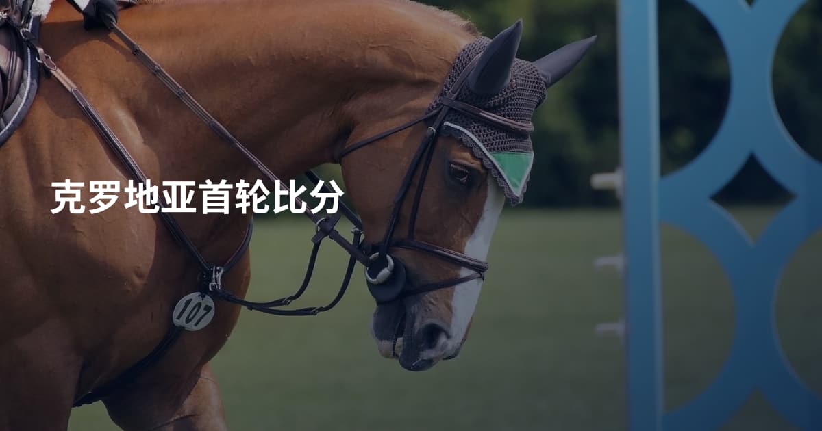 克罗地亚首轮比分