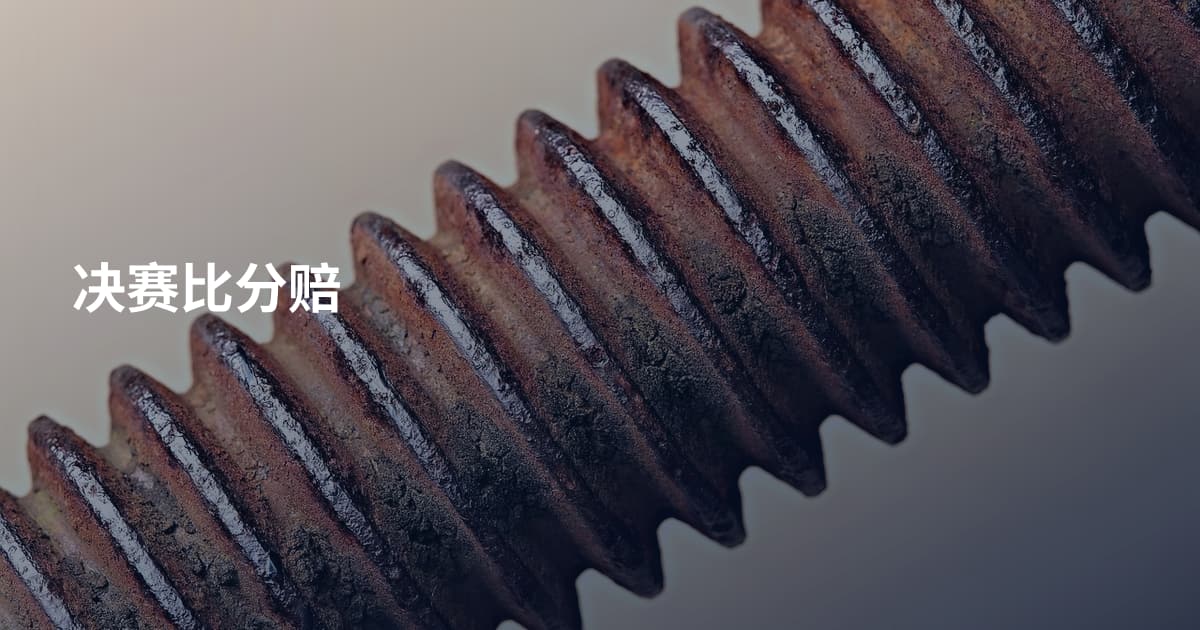 决赛比分赔
