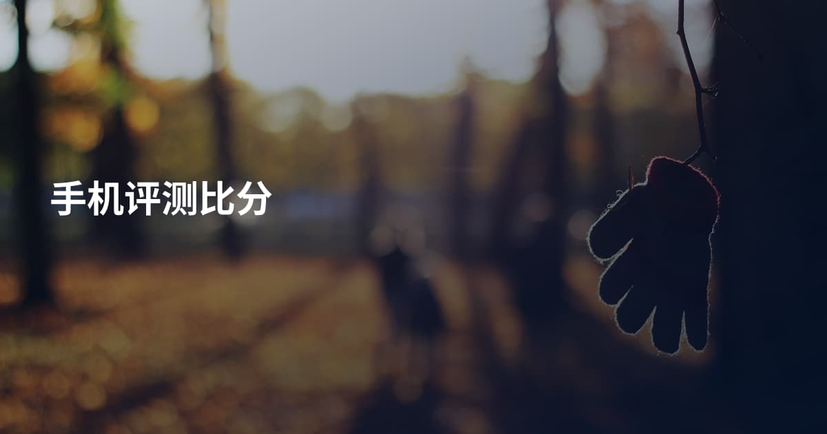 手机评测比分