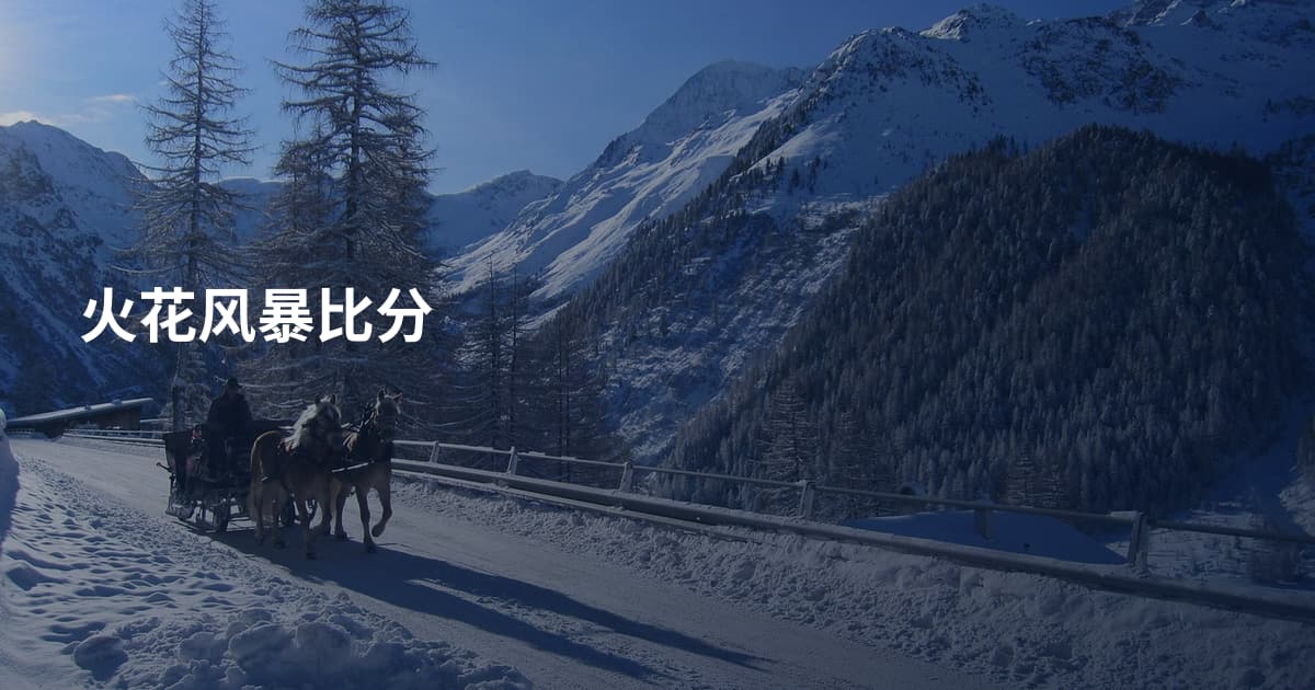 火花风暴比分