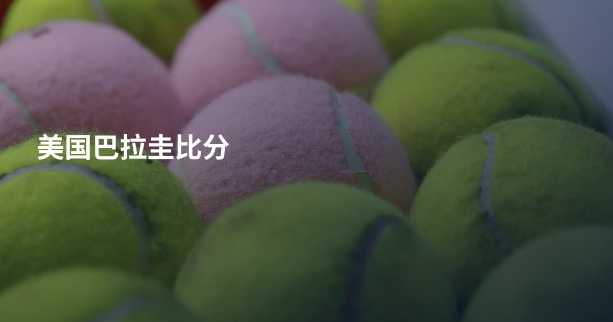 美国巴拉圭比分