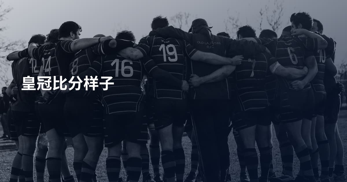 皇冠比分样子