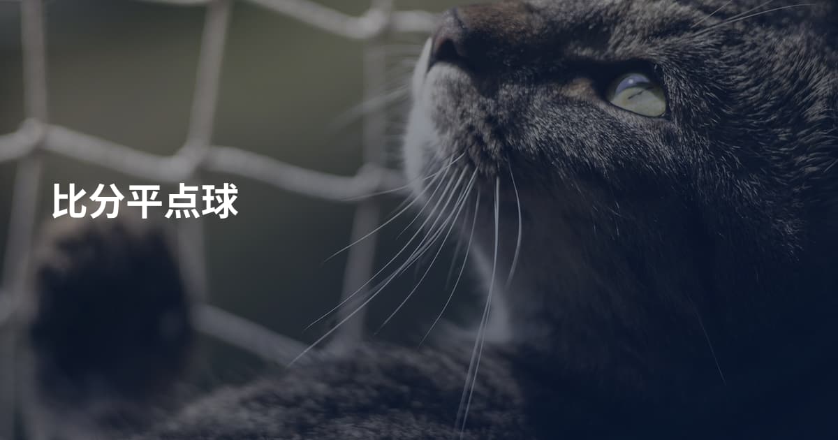 比分平点球