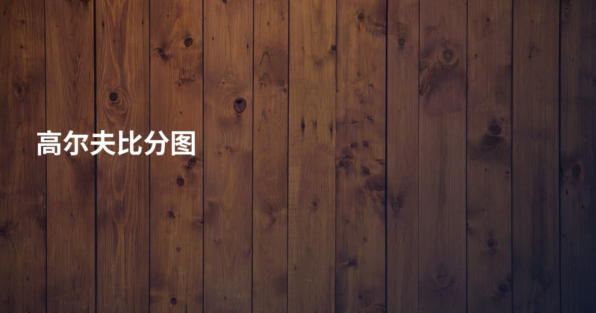 高尔夫比分图