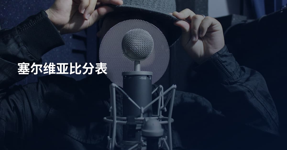 塞尔维亚比分表