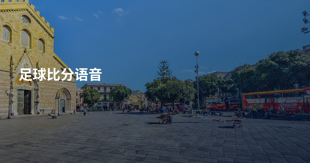 足球比分语音