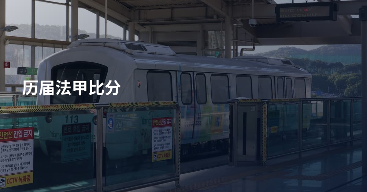 历届法甲比分