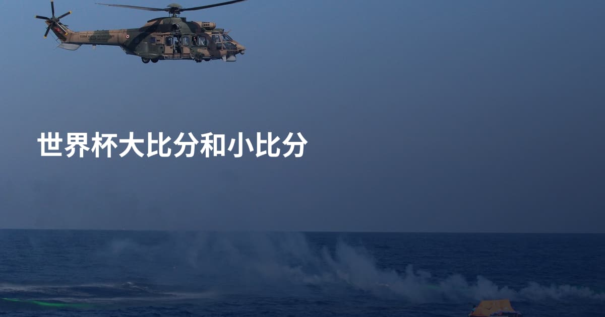 世界杯大比分和小比分