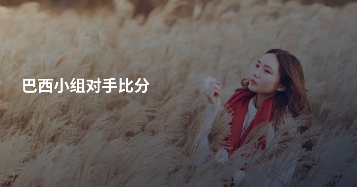 巴西小组对手比分