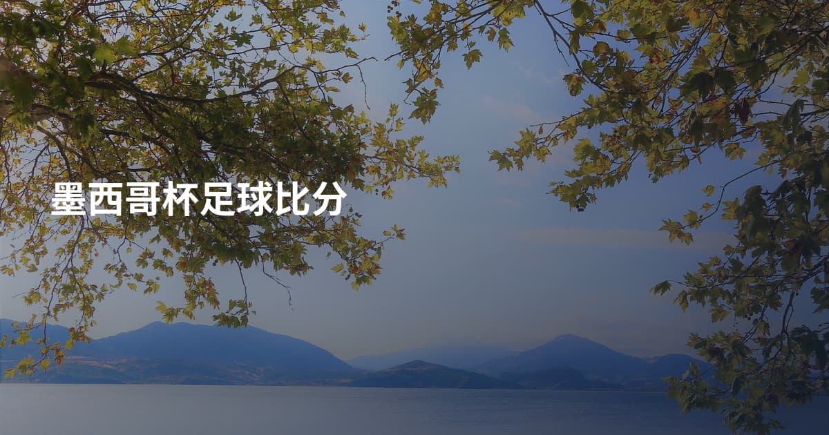 墨西哥杯足球比分