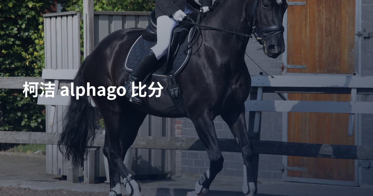 柯洁 alphago 比分
