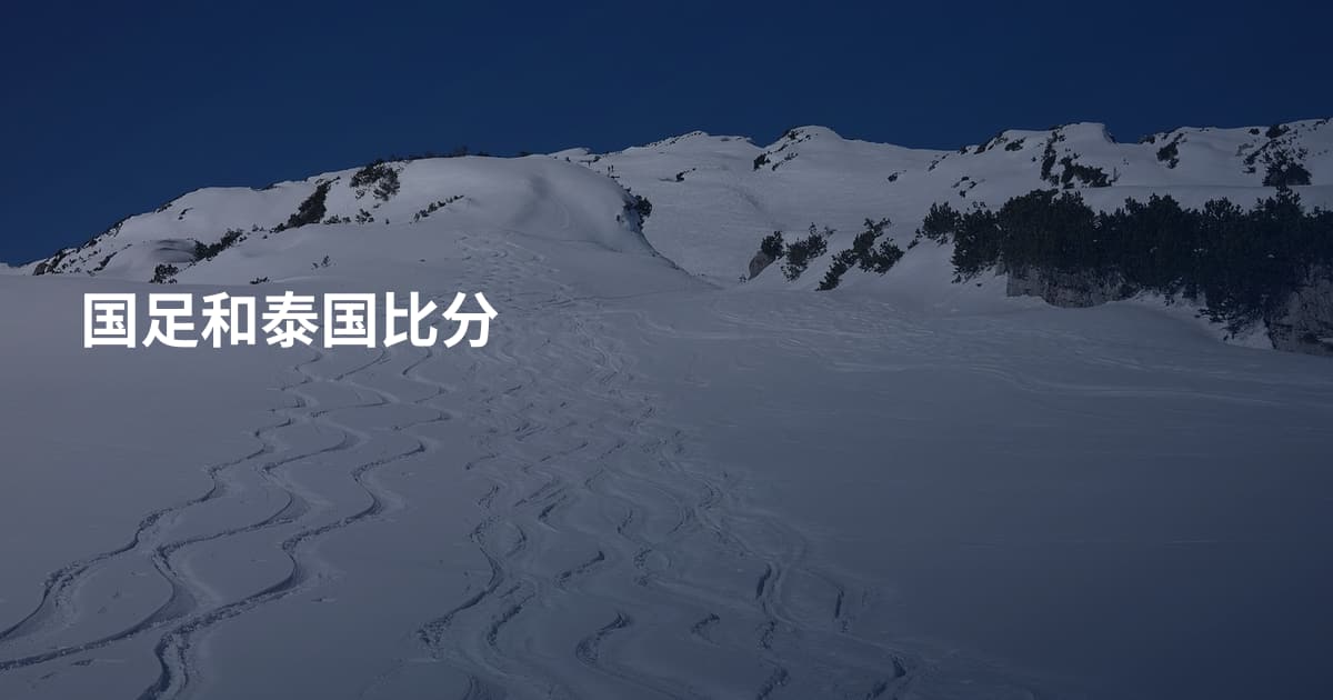 国足和泰国比分