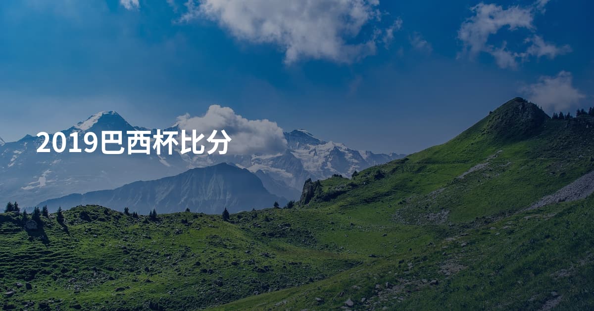 2019巴西杯比分
