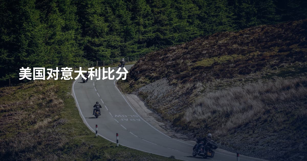 美国对意大利比分