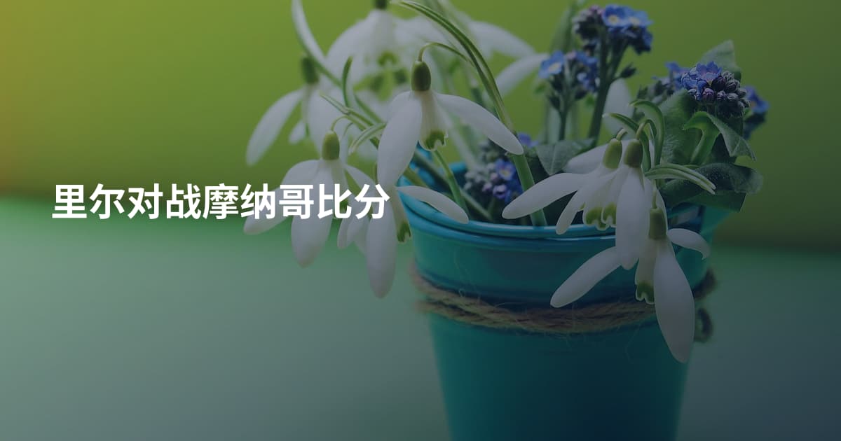 里尔对战摩纳哥比分
