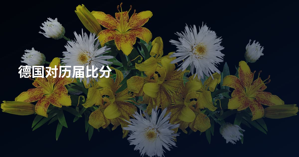 德国对历届比分