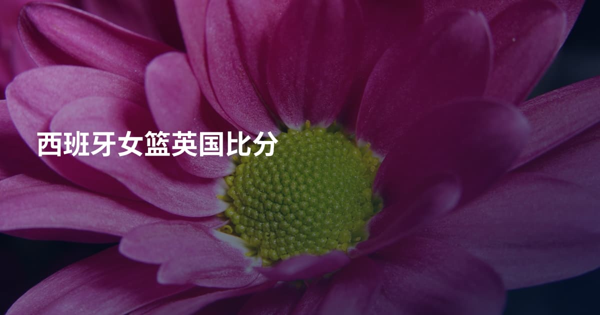 西班牙女篮英国比分