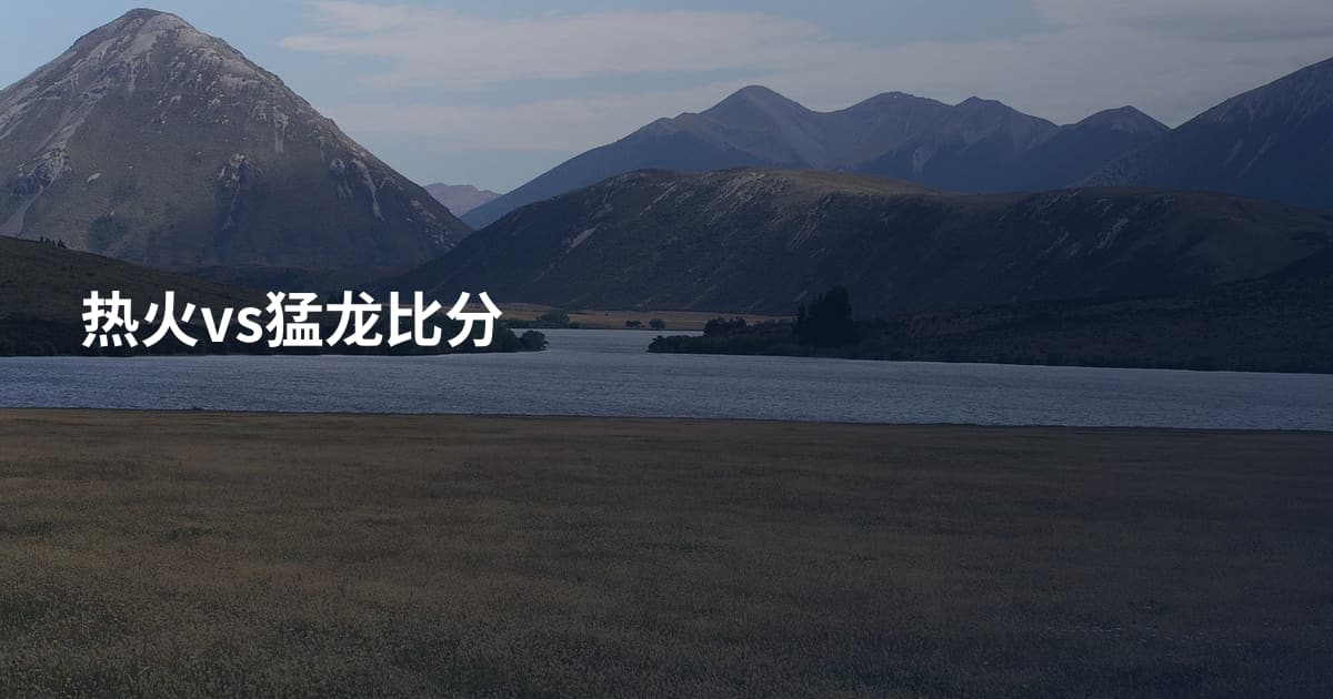 热火vs猛龙比分