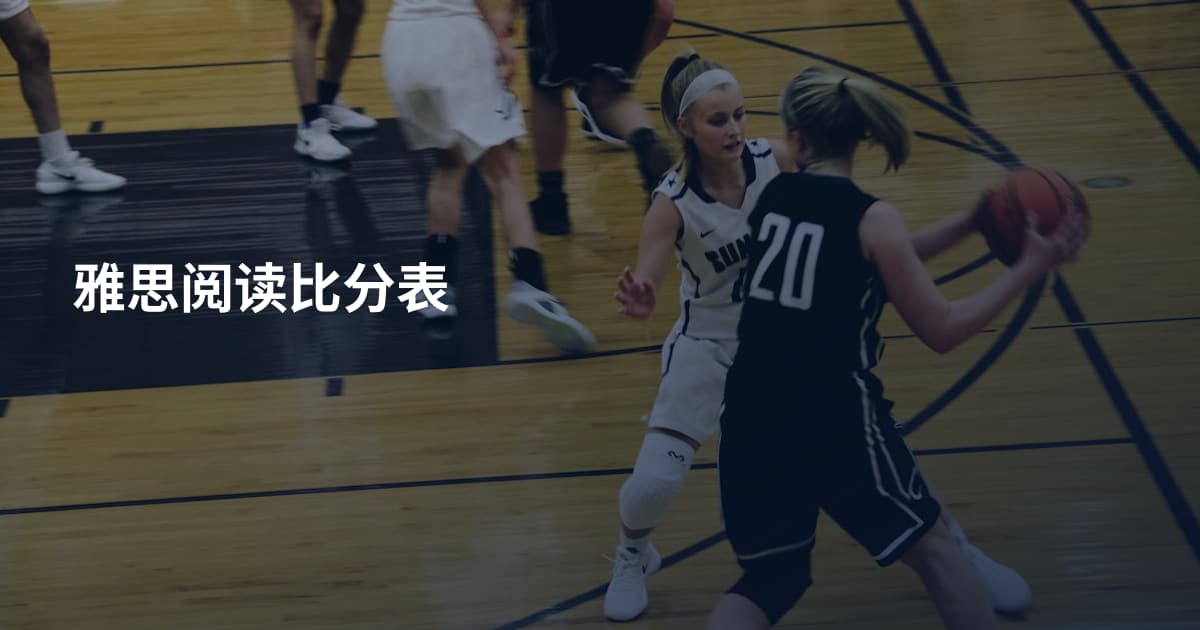 雅思阅读比分表