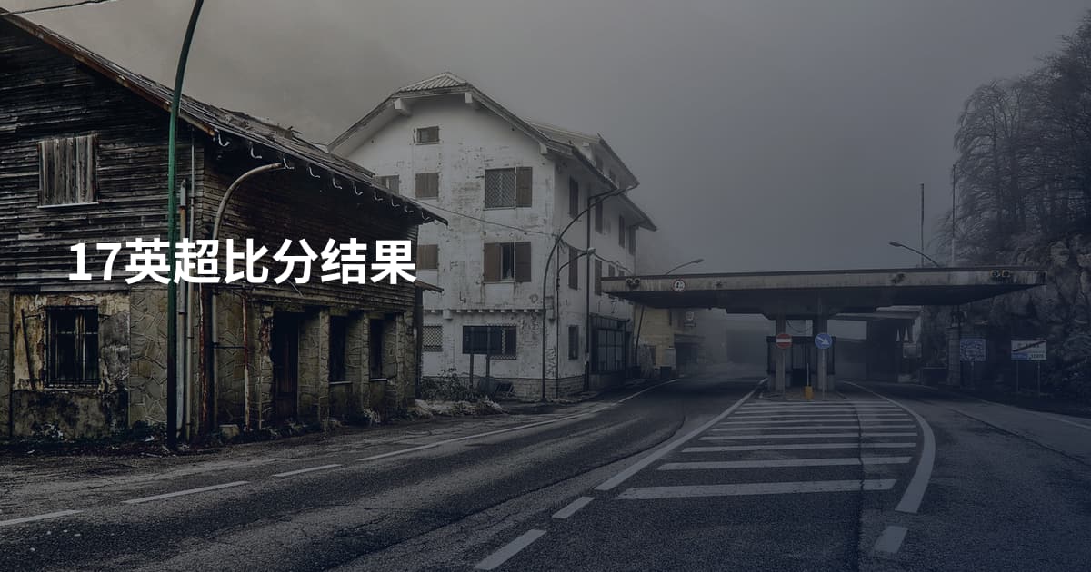 17英超比分结果