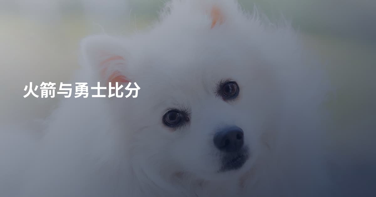火箭与勇士比分