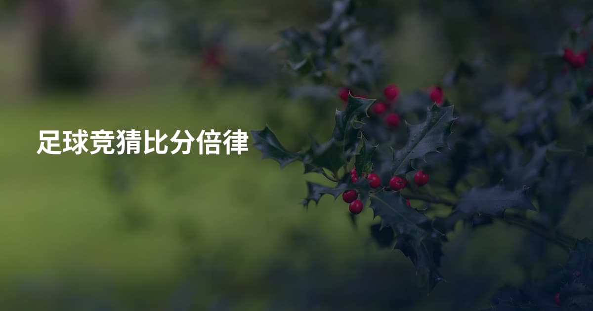足球竞猜比分倍律