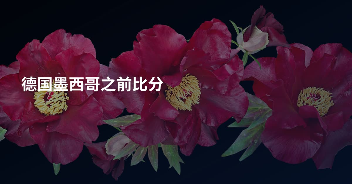 德国墨西哥之前比分