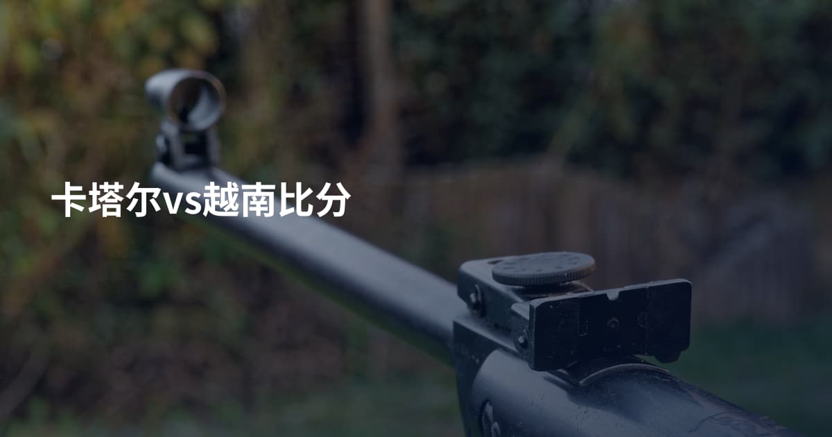 卡塔尔vs越南比分