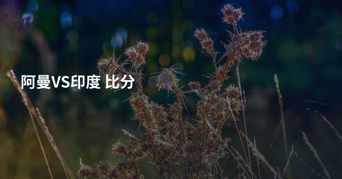 阿曼VS印度 比分