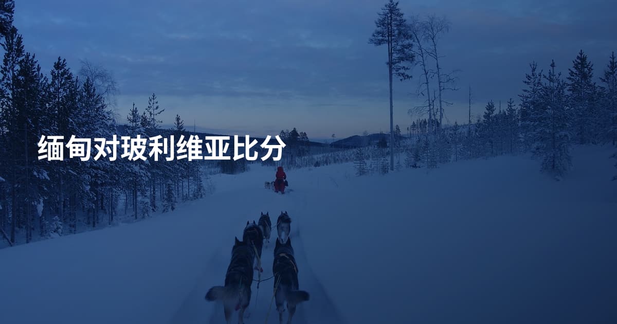 缅甸对玻利维亚比分