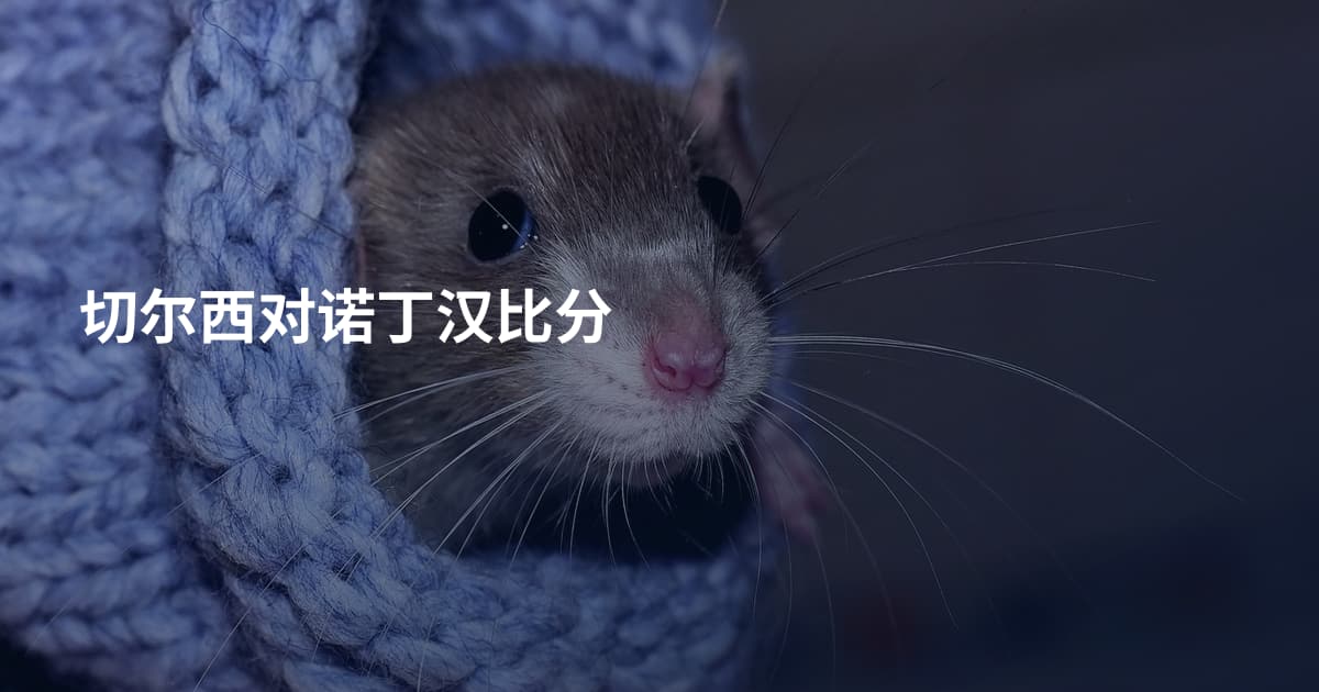 切尔西对诺丁汉比分