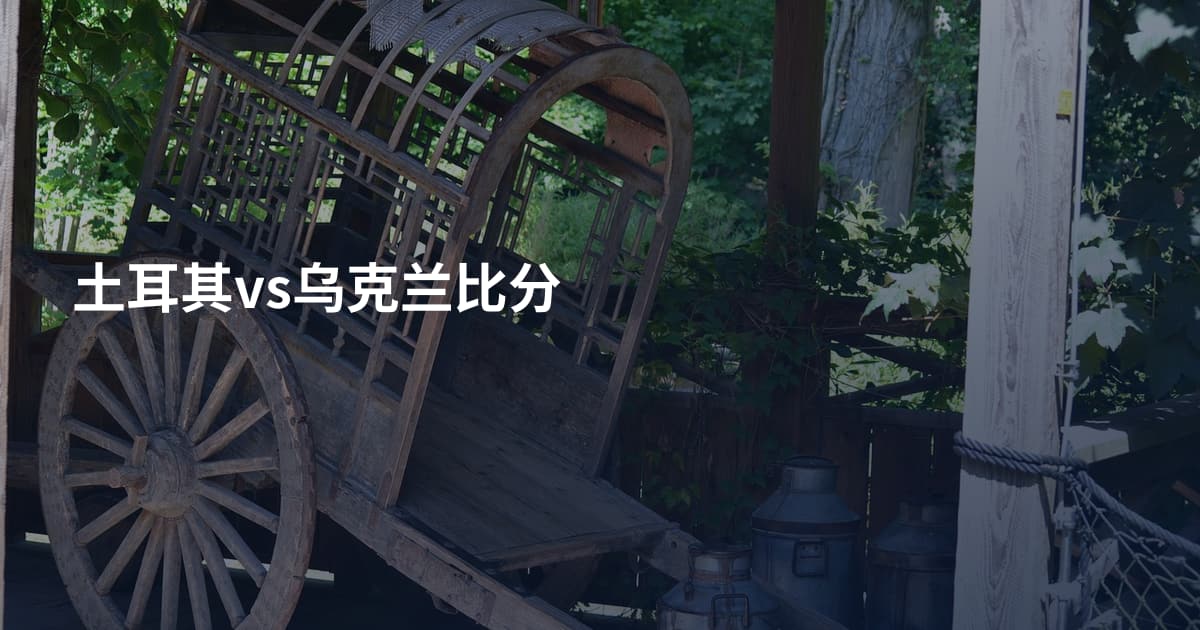土耳其vs乌克兰比分