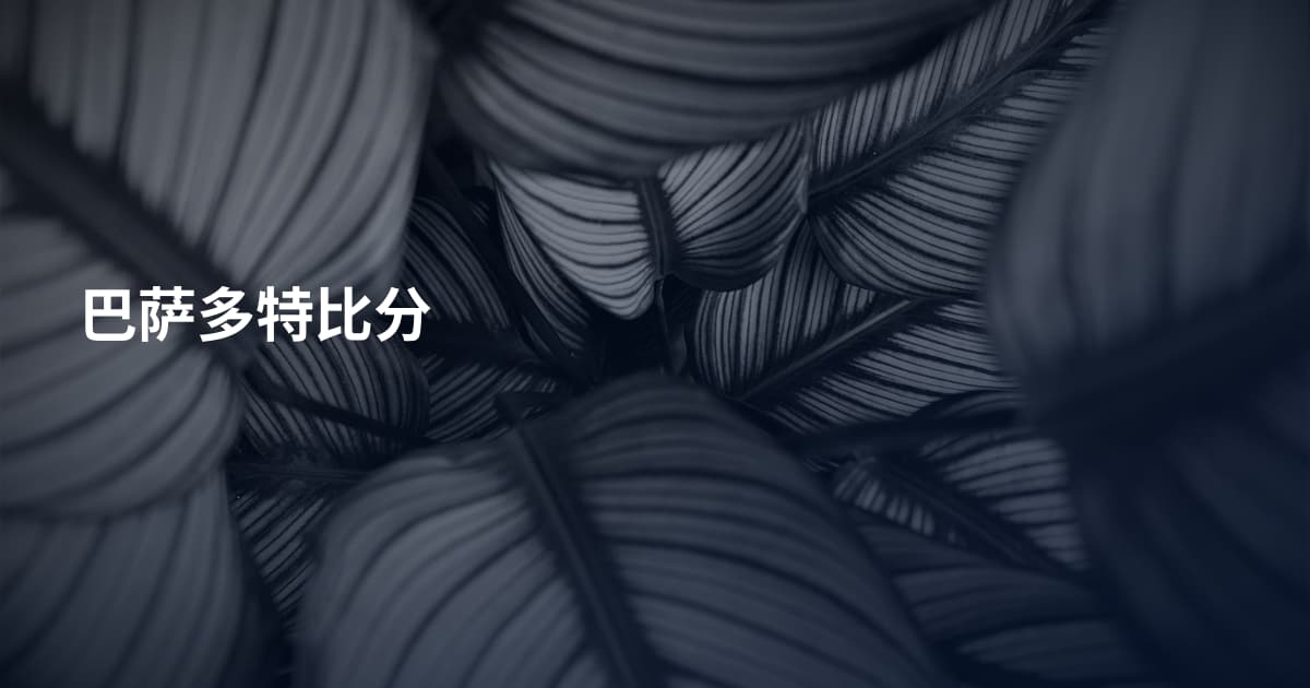 巴萨多特比分