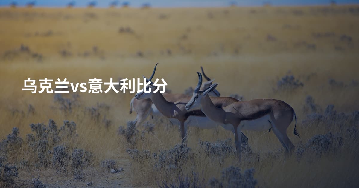 乌克兰vs意大利比分