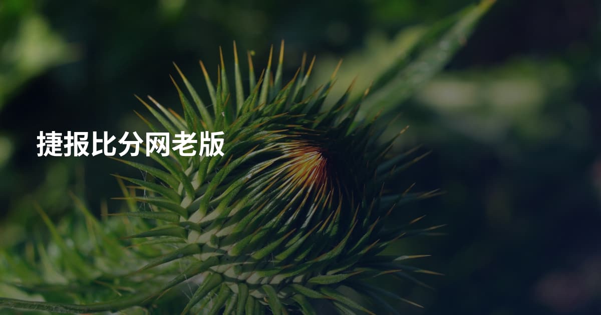 捷报比分网老版