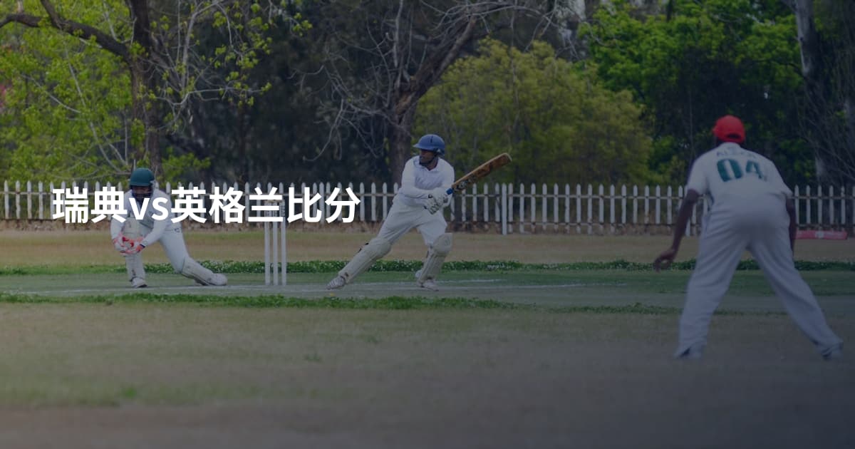 瑞典vs英格兰比分