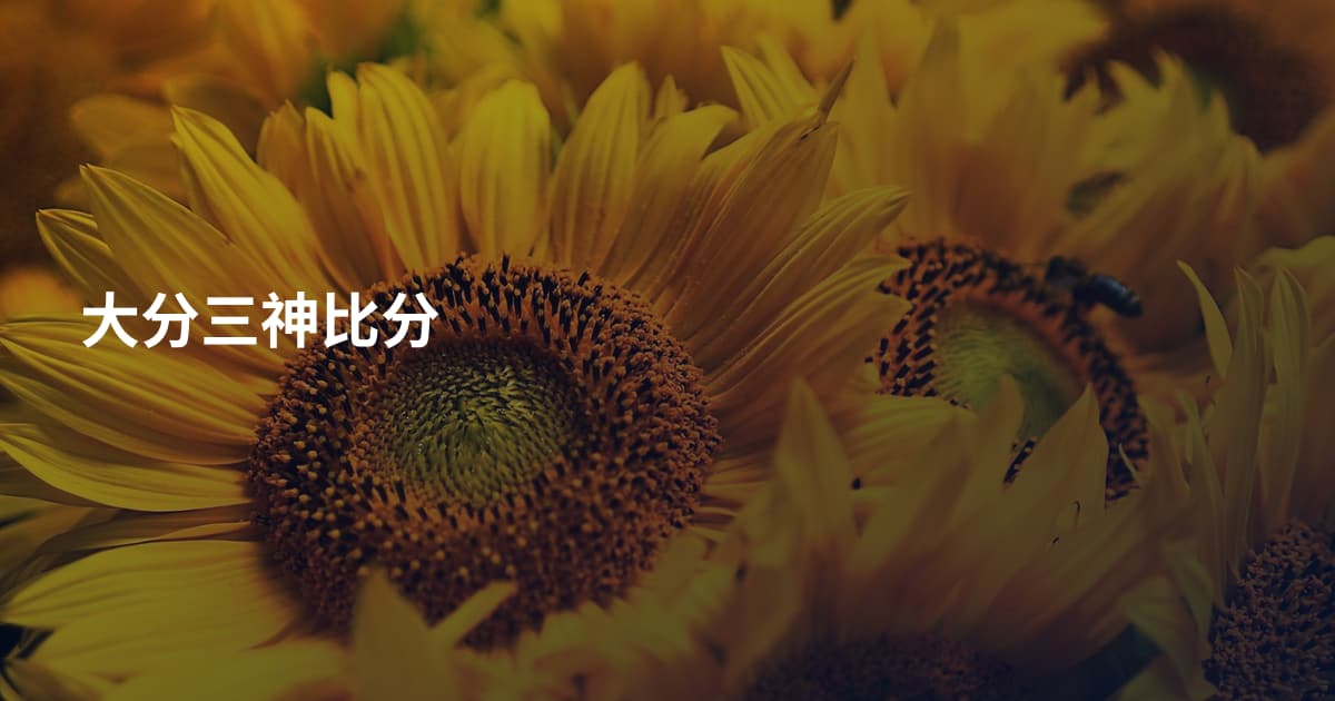 大分三神比分