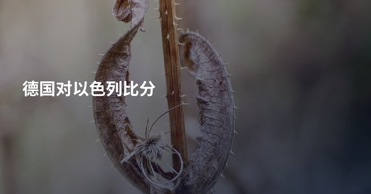 德国对以色列比分