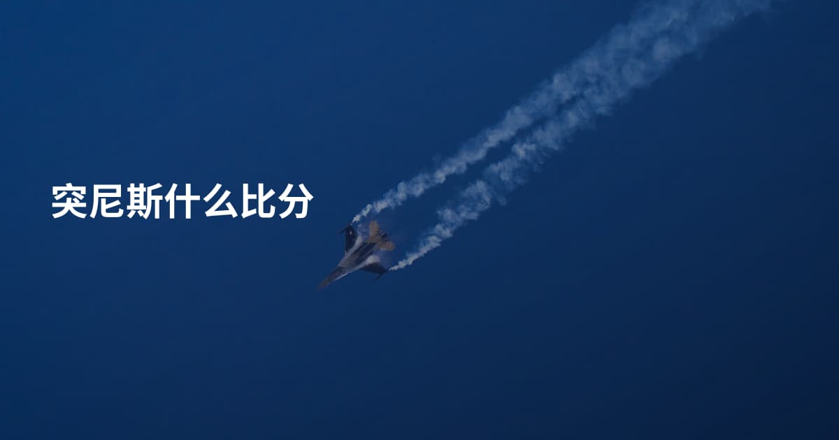突尼斯什么比分