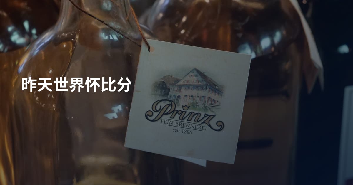 昨天世界怀比分