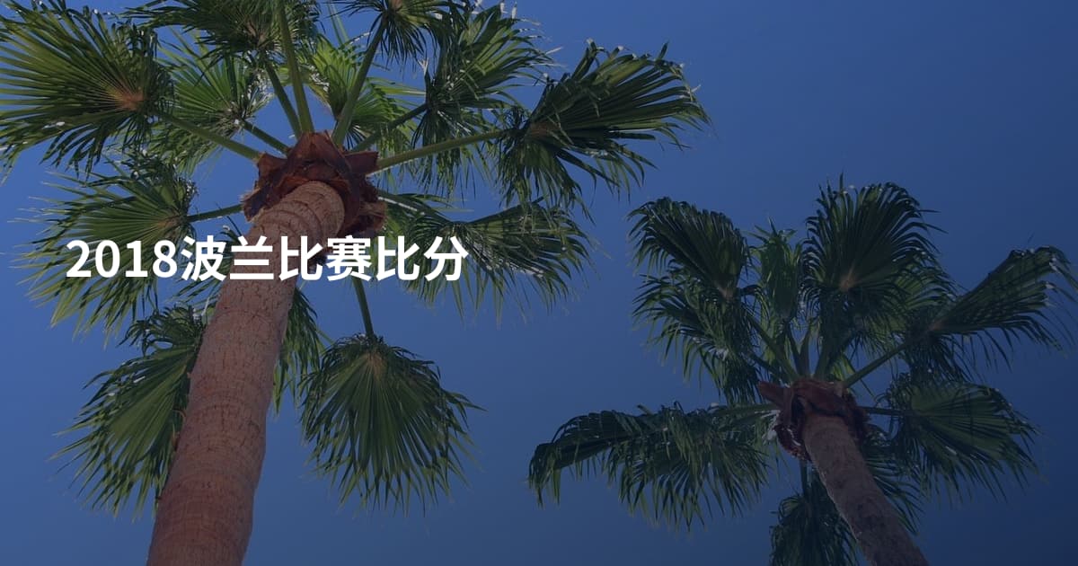 2018波兰比赛比分