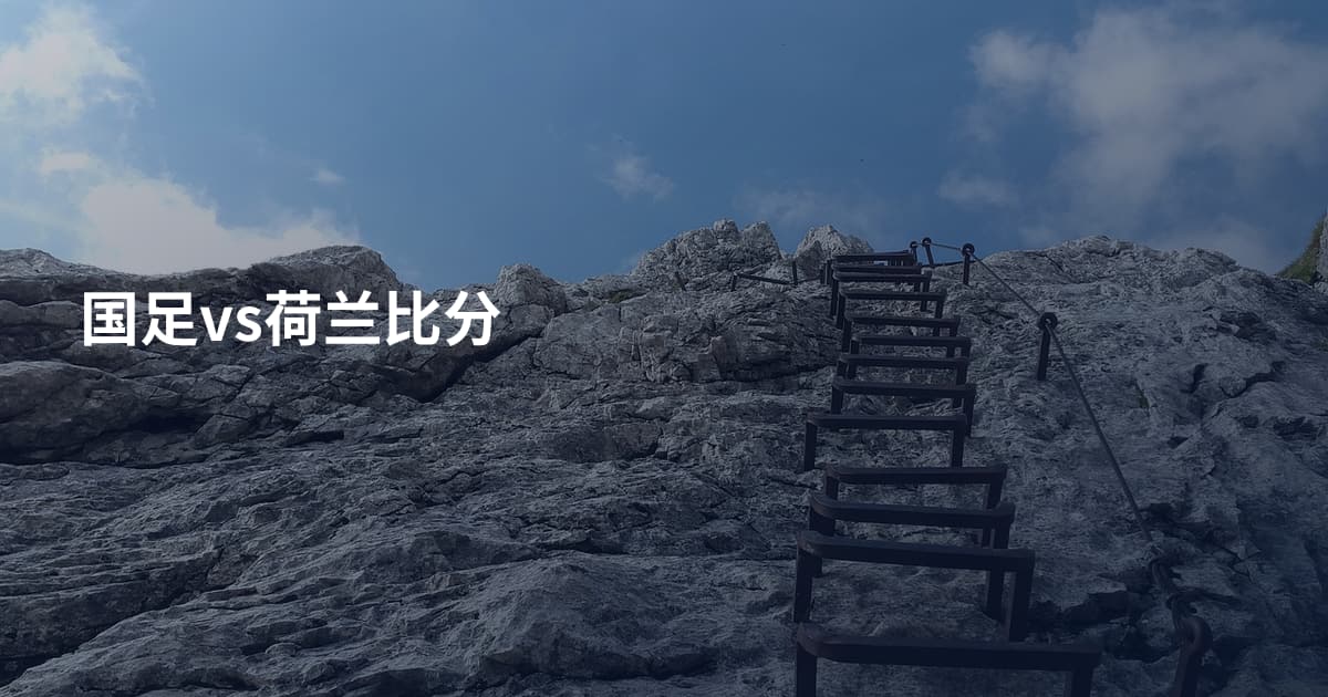 国足vs荷兰比分