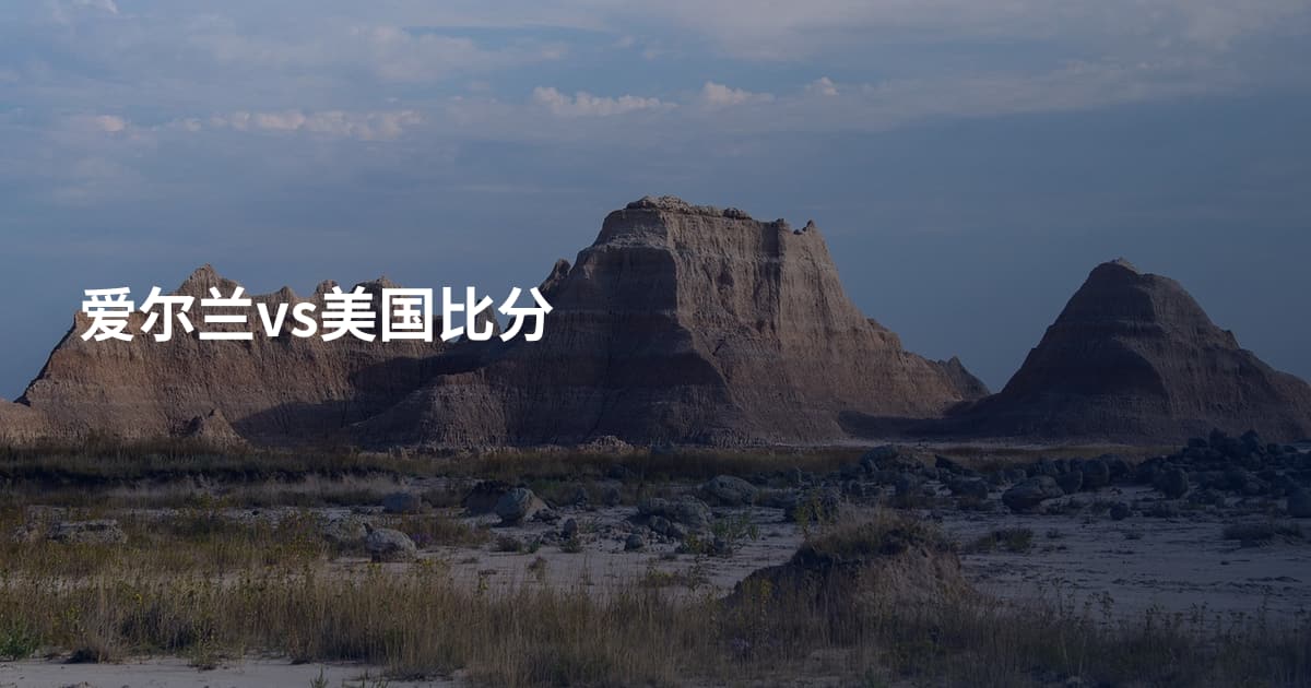 爱尔兰vs美国比分