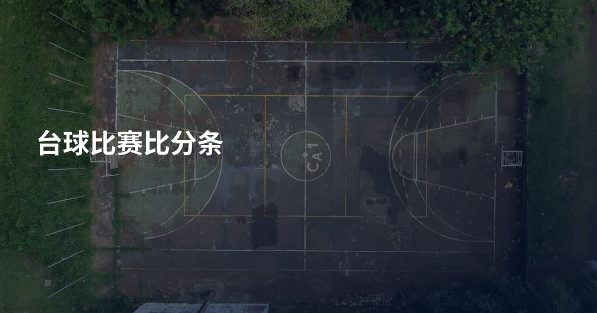 台球比赛比分条