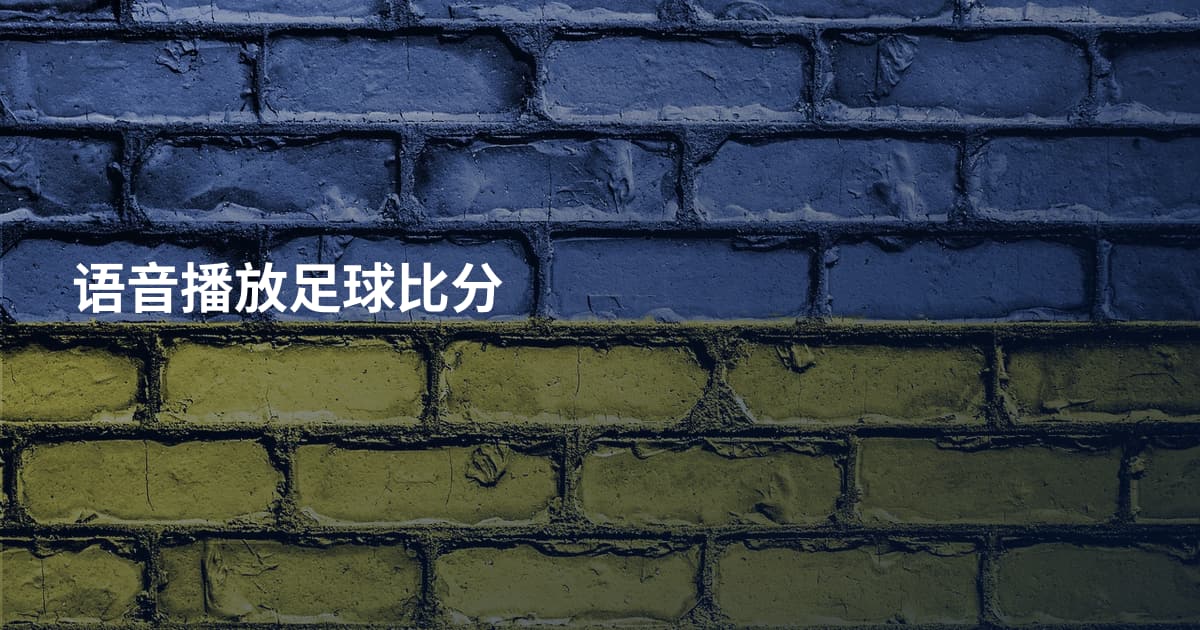 语音播放足球比分