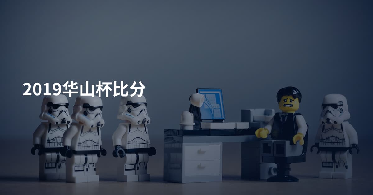 2019华山杯比分