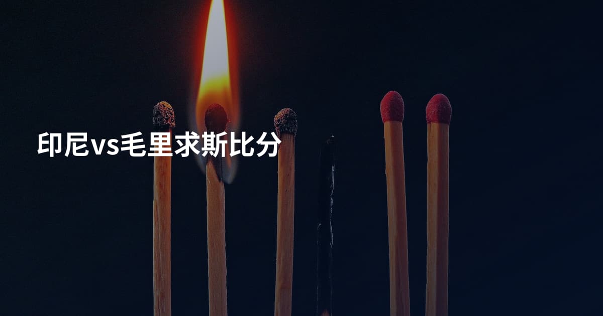 印尼vs毛里求斯比分